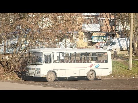 Видео: Автобус №101. АС Верхнеднепровский - Дорогобуж, ул. Пайтерова