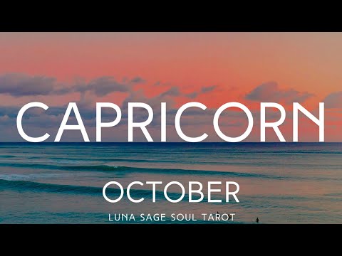 Видео: КОЗЕРОГ ♑︎ ✨Это решение изменит вашу жизнь! 🌟 Гадание на картах Таро ~октябрь ✨Общее и любовь