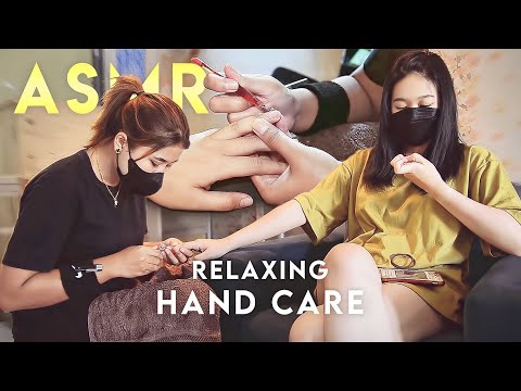 Видео: ASMR | Расслабляющий уход за руками для глубокого сна