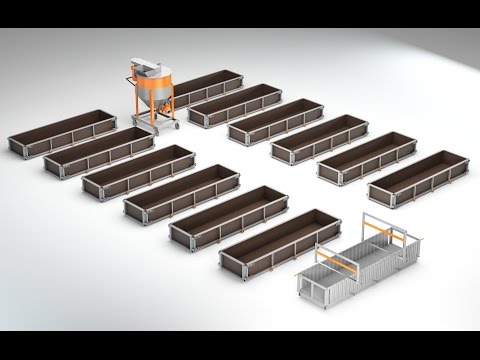 Видео: 🔸 Комплекс газобетонного оборудования «Феликс-10» 🔸 Технологический процесс 🔸 ЗБТ