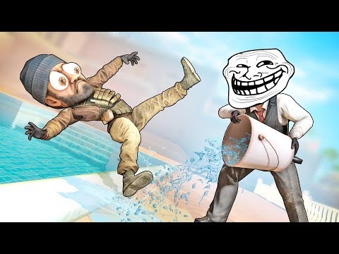 Видео: ТРОЛЛЬ vs МОКРЫЙ ПОЛ И МАНЬЯК В CS:GO!!!
