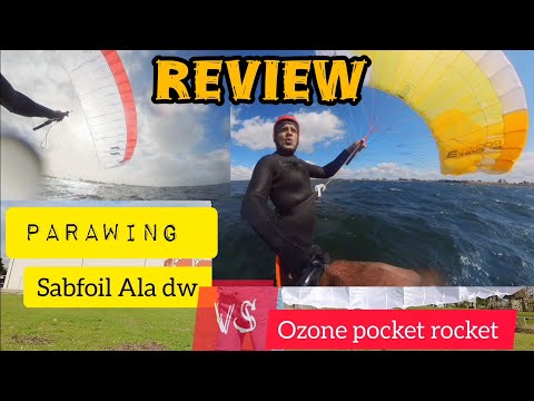 Видео: Sabfoil Ala dw против карманной ракеты Ozone | Обзор параплана | фойл | крыло