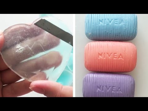 Видео: Асмр мыло резки | Удовлетворительное видео [ASMR] #11