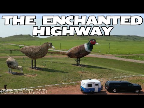 Видео: Мы проехали по одной из самых уникальных трасс мира | Зачарованное шоссе | Риджент, Северная Дакота