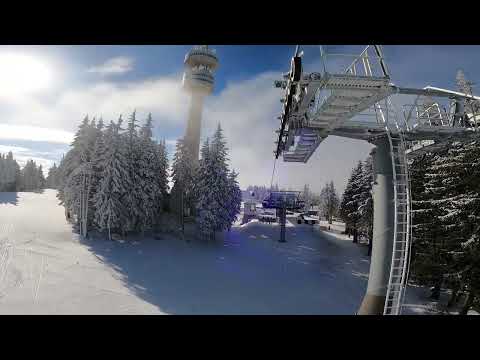 Видео: Пампорово 15.03.24г. Лифт Малина + плато