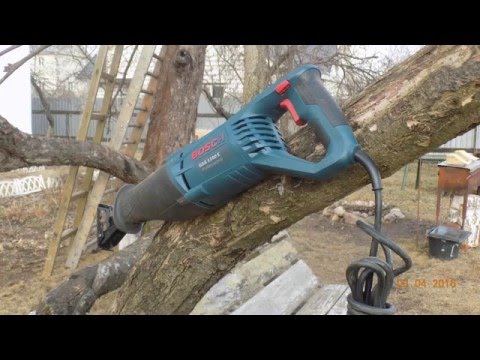 Видео: Видео обзор сабельной пилы Bosch GSA 1100Е.