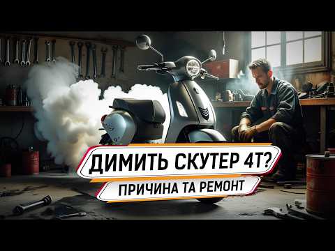 Видео: Димить скутер 4Т? Ремонт та все що треба знати!