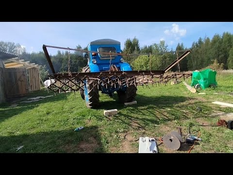 Видео: СДЕЛАЛ БОРОНЫ ДЛЯ ТРАКТОРА Т40 ! ! ! ПОЛЕВЫЕ ИСПЫТАНИЯ! ! !