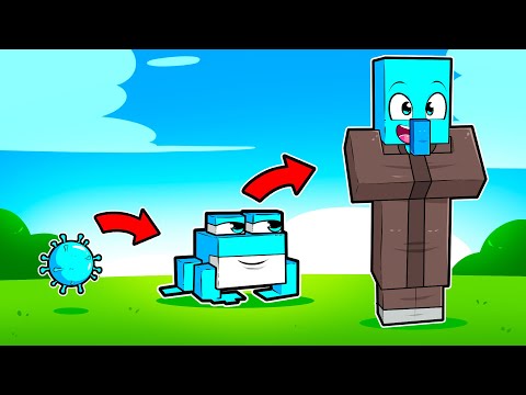 Видео: Жизнь бактерии в Minecraft!