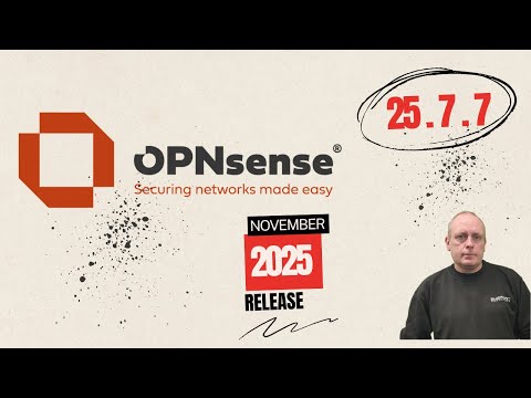 Видео: OPNsense 25.7.7: исправления безопасности, живой журнал и новые функции