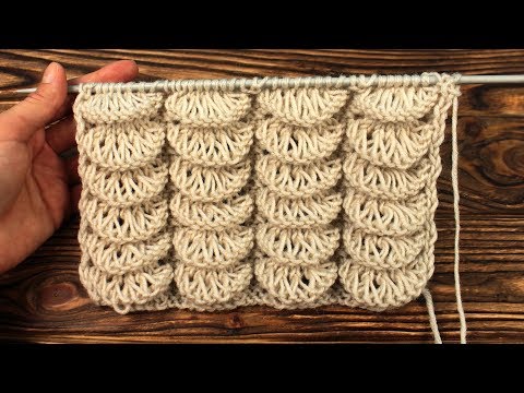 Видео: Легендарный турецкий узор. Воздушный и пышный узор Зефир или Дольки