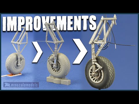 Видео: Капитальный ремонт шасси - Douglas B-26B-50 Invader - ICM - 1/48