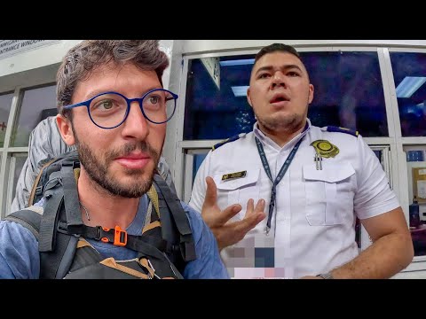 Видео: Интересное правило на границе Гватемалы и Сальвадора! Таможенная полиция предупреждена!
