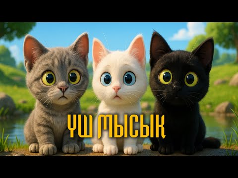 Видео: ҮШ МЫСЫҚ ЕРТЕГІСІ  | балаларға арналған қазақша ертегілер