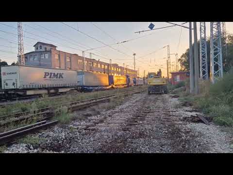 Видео: Гара Пловдив в ремонт, 12.09.2023г. Влакове на БДЖ ПП  и PIMK RAIL