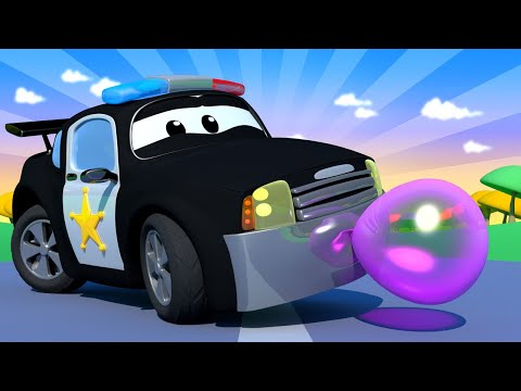 Видео: Патрулиращи коли -  Дъвката - Града на Колите 🚓 🚒 Детско анимационно филмче с камиони