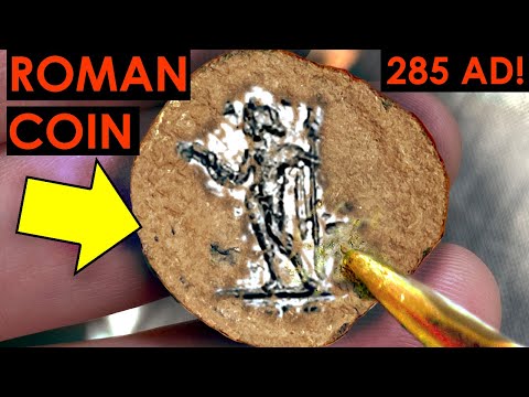 Видео: Реставрация серебряных римских монет — полный процесс и впечатляющие результаты