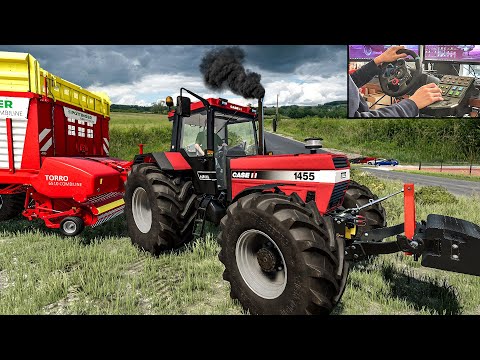 Видео: Поехали - Case IH 1455 XL с турбонаддувом 155 л.с. | травяной силос | Farming Simulator 22