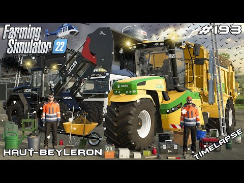 Видео: РАЗБРАСЫВАНИЕ НАВОЗА ПОКА ИДЁТ СНЕГОМ | Животные на О-Бейлероне | Farming Simulator 22 | Эпизод 193
