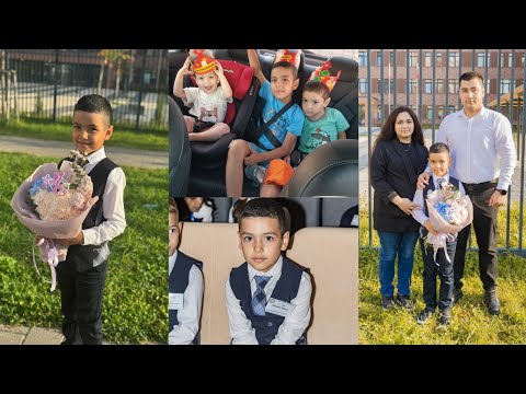 Видео: VLOG💜: Наш первый сентября,Комил пошёл в первый класс / Прогулка по зоопарку 