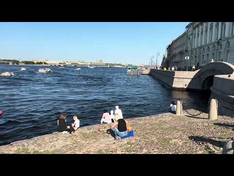 Видео: Нева, Санкт-Петербург 07.09.2025 г.