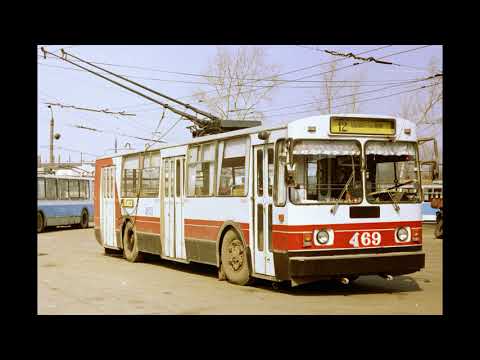 Видео: Звуки троллейбуса ЗиУ-682В [В00] №469. Владимир