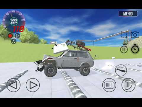 Видео: Игра в car crash test (2 часть)