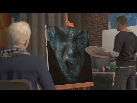 Видео: ХУДОЖНИК НА 100%, ВСЕ РАЗВИЛКИ, ВСЕ ДИАЛОГИ Detroit Become Human