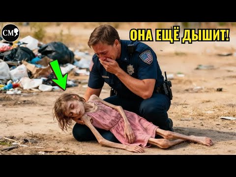 Видео: Полицейский находит девочку на пустыре—одна деталь заставляет его в слезах звонить в службу спасения