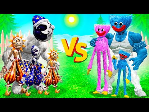 Видео: СЕМЬЯ СОЛНЦЕ И ЛУНЫ ПРОТИВ СЕМЬИ ХАГИ ВАГИ В ГАРРИС МОД! ФНАФ 9 FNAF SECURITY BREACH В Garry`s Mod!