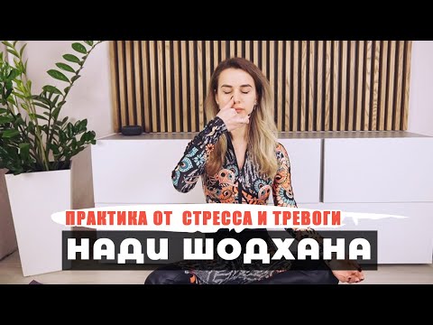 Видео: НАДИ ШОДХАНА. Дыхательная практика ОТ ТРЕВОЖНОСТИ и СТРЕССА |Техника избавления от тревоги