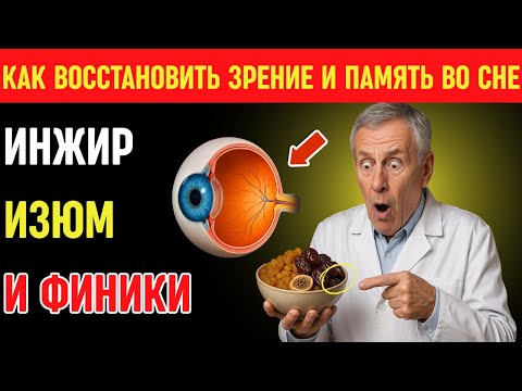 Видео: Пожилые люди - 3 сухофрукта для памяти и зрения после 60 лет: простой вечерний ритуал здоровья