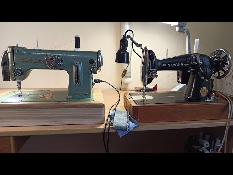 Видео: Тест и сравнение швейных машин Kohler 50 и  Singer 216.  (Kohler 50 vs Singer 216.