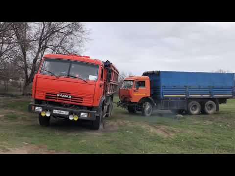 Видео: КАМАЗ ЗЕРНОВОЗ. Привезли щебень! Начинаем работы по ремонту камаза !!!