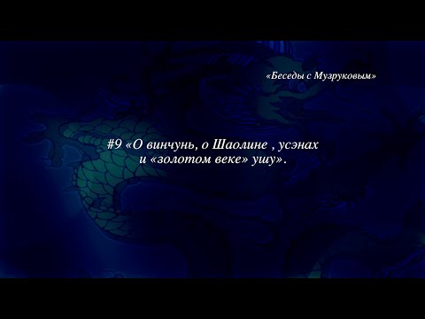 Видео: "Беседы с Музруковым" №9. "О винчунь, о Шаолине, усэнах и "Золотом веке" ушу.
