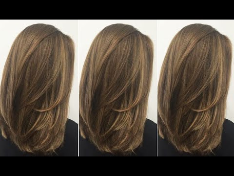 Видео: Быстрая и простая длинная стрижка с перевернутыми слоями | Техника сухой стрижки