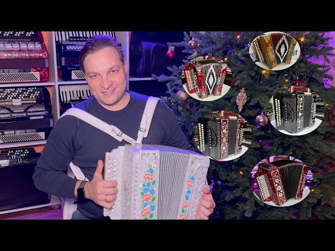 Видео: Новогодние гармони для вас! Обзор лучших инструментов салона Баянист