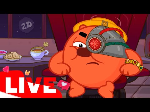 Видео: 🔴LIVE Смешарики 2D. Выходной с Копатычем
