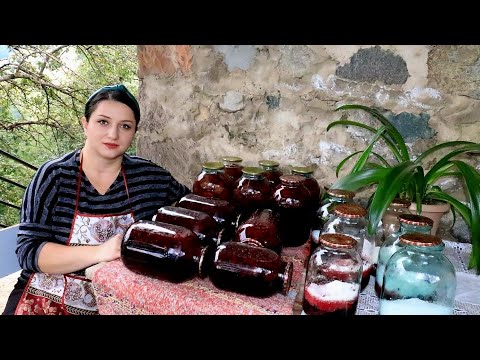Видео: Մեր Հանդերի ՄՈՇԻ կոմպոտը - Компот из Ежевики - Շամշադինի Համը - Шамшадин