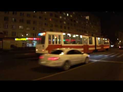 Видео: Трамвай Санкт-Петербурга 311: ЛВС-86К-М б.5039 по №55 (29.10.12)
