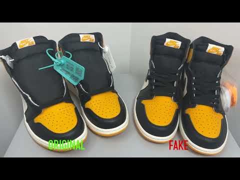 Видео: Паль или оригинал? Сравнение Jordan 1 Retro High OG Taxi