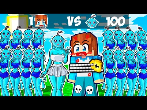 Видео: 1 КРАСЯ ПРОТИВ 100 АКВА СПРУНКИ ДЕВУШЕК В МАЙНКРАТФ! КРАСЯ SPRUNKI INCREDIBOX MINECRAFT