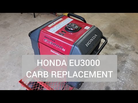 Видео: Замена карбюратора Honda EU3000is