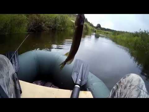 Видео: Рыбалка сплавом по р. Нерская.