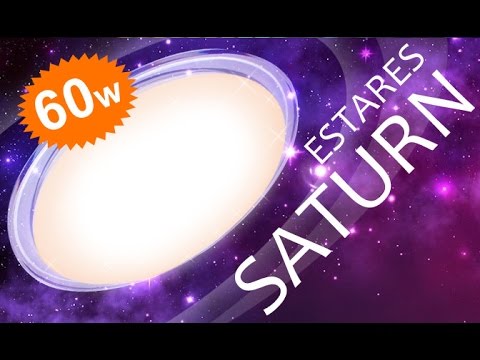 Видео: Estares Saturn 60w - Светодиодный светильник с пультом управления