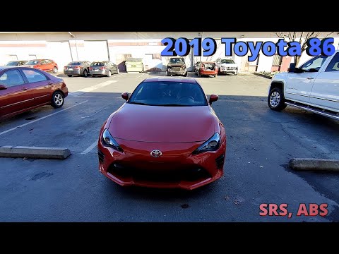 Видео: 2019 Toyota 86 горит SRS и ABS C1231