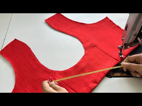 Видео: Выкройка выреза сзади блузки || Последний дизайн блузки Ka || Выкройка и пошив выкройки выреза сз...