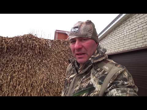 Видео: Маскировочная сеть для Лодки Болотоход.