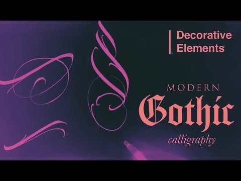 Видео: Gothic Decorative Elements ⬤ Декоративные Элементы Готики