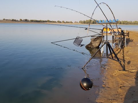 Видео: Ловля леща на фидер. - " Ала Арчинское водохранилище."